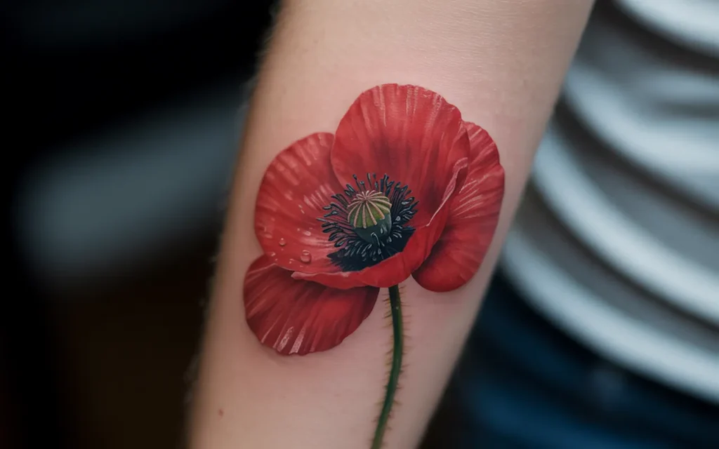 -Poppy-Flower-Tattoo