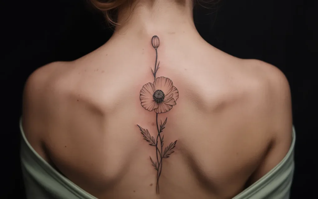 Poppy-Spine-Tattoo