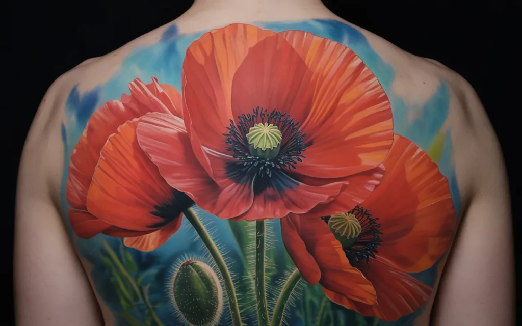 Poppy-Spine-Tattoo