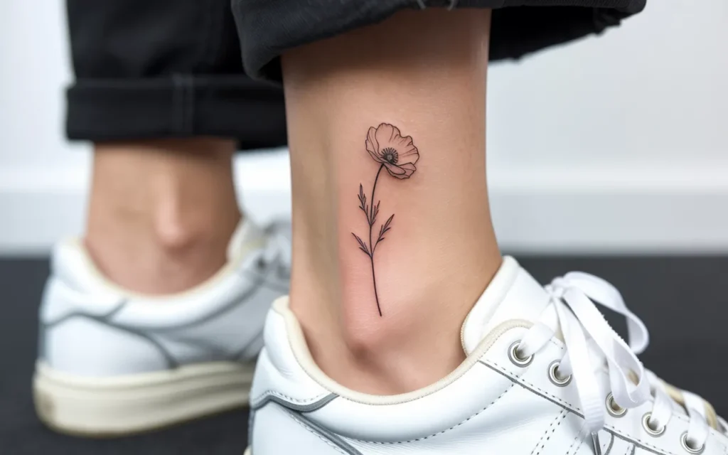 Small-Poppy-Flower-Tattoo