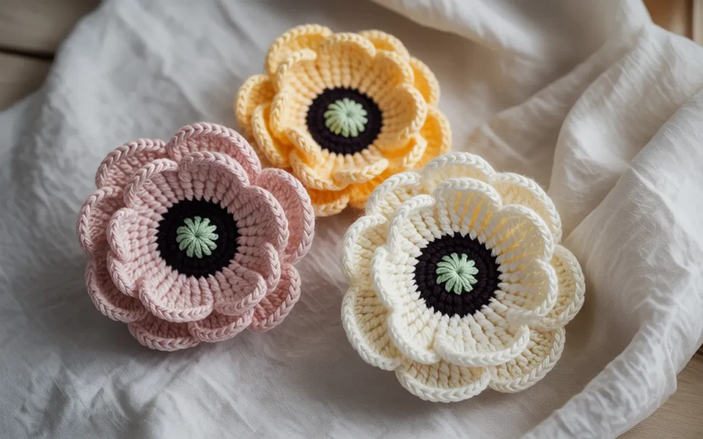 Crochet-Poppy-Flower: