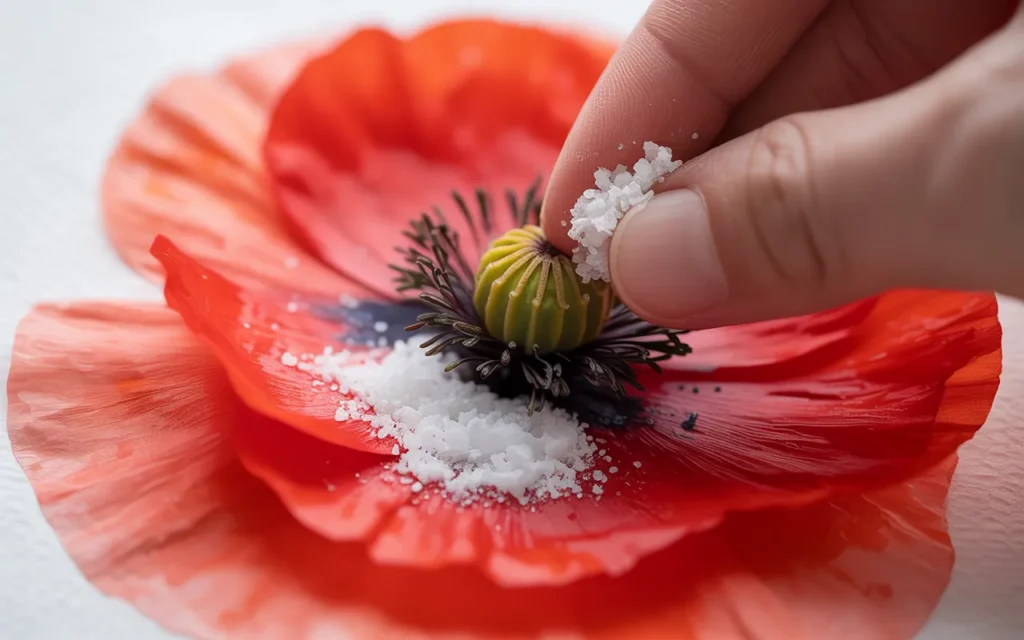 Poppy Flower Watercolor