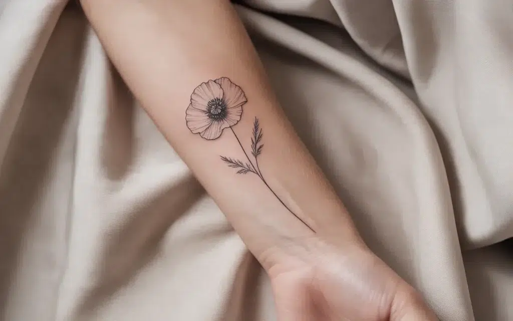 Small-Poppy-Flower-Tattoo