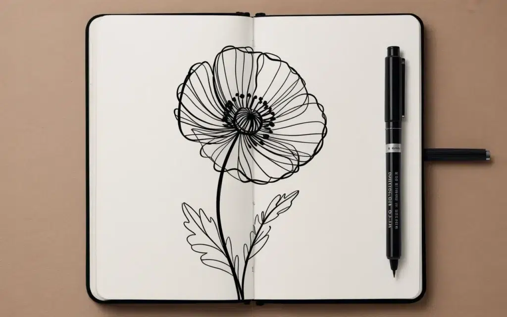 How-To-Draw-A-Poppy-Flower