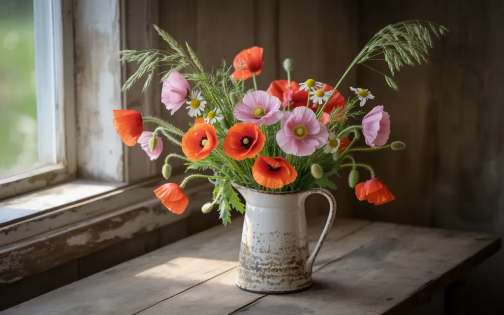 Poppy-Flower-Bouquet