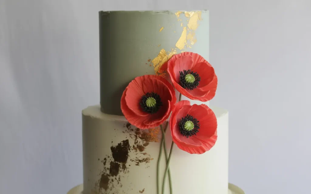 Poppy-Flower-Cake