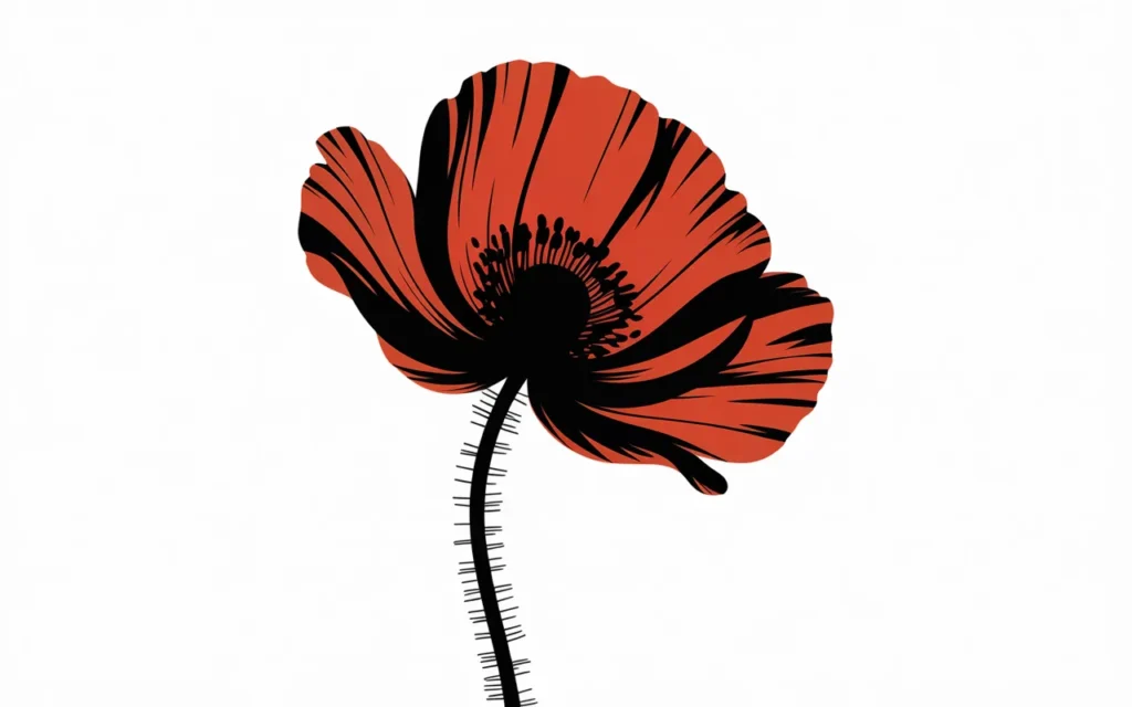 Poppy Flower Outline: Stunning Simple Designs to Draw