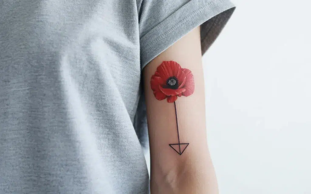 Poppy Flower Tattoo Design