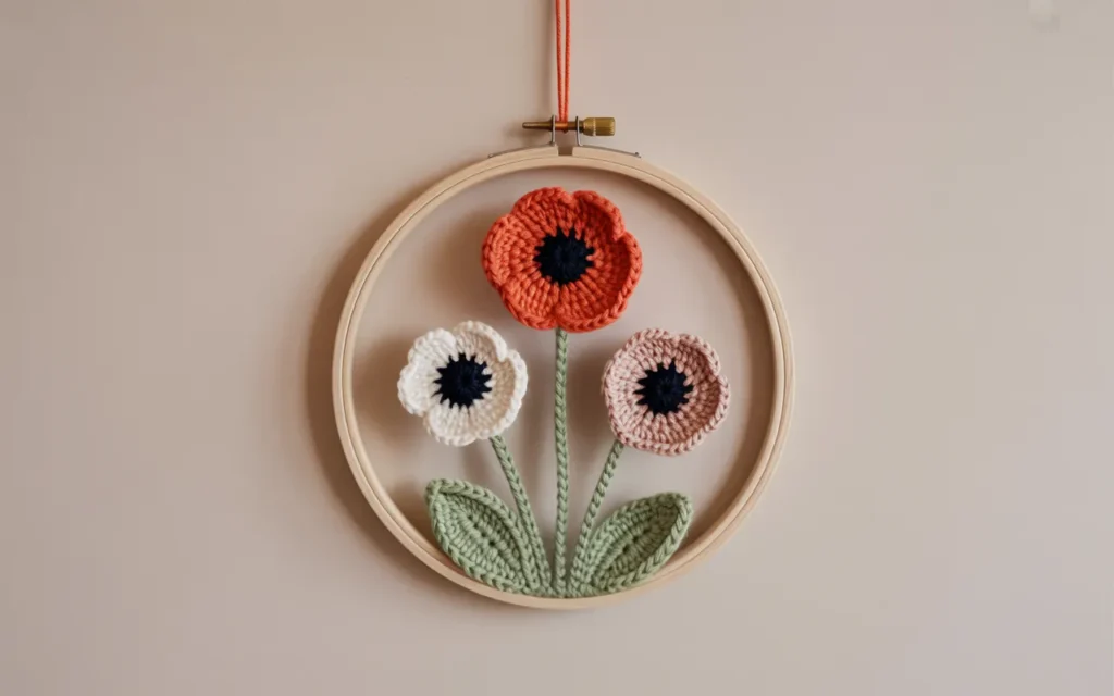 Crochet-Poppy-Flower: