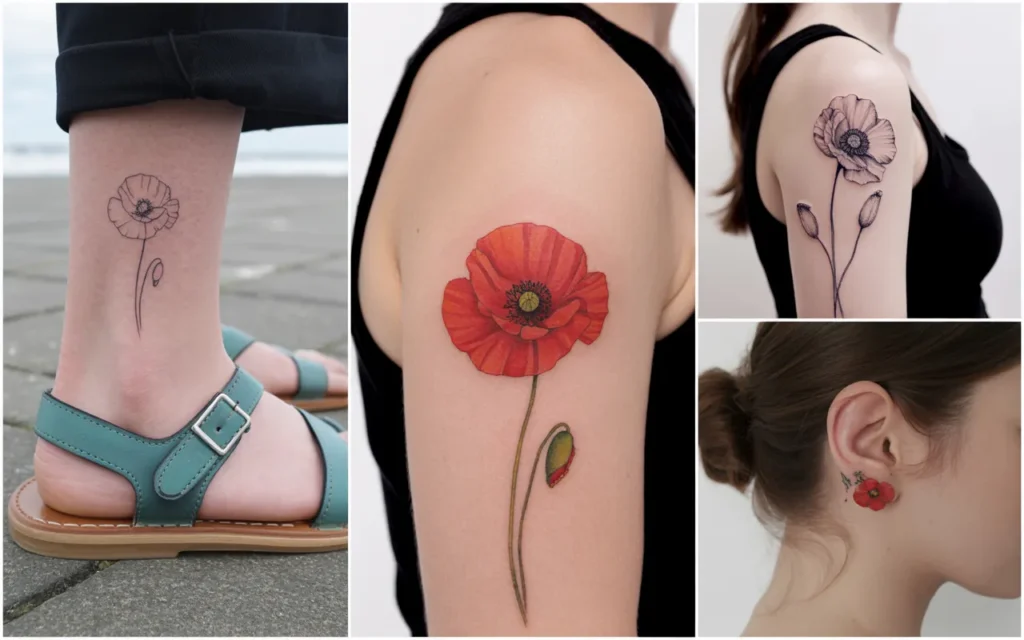 Poppy-Birth-Flower-Tattoo