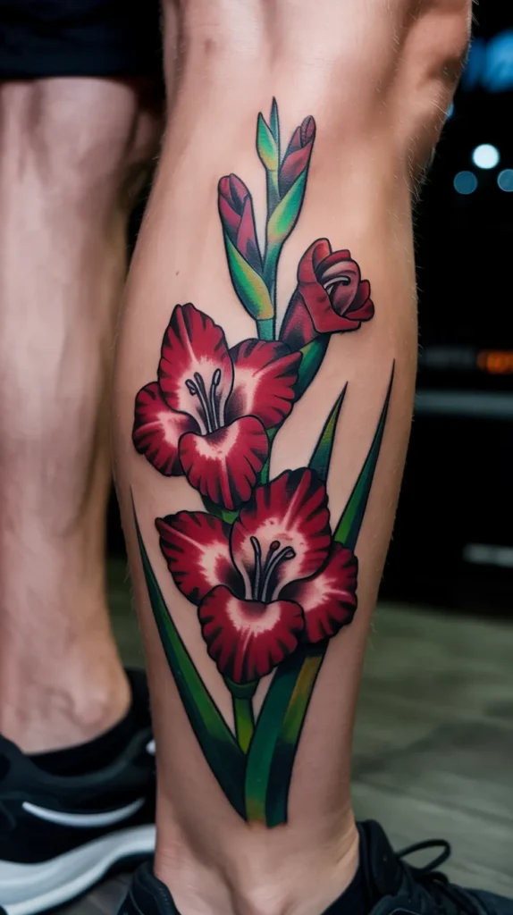 August Birth Flower-Tattoo