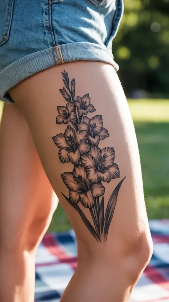 August Birth Flower-Tattoo