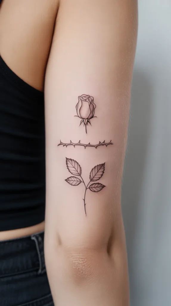Simple Birth-Flower-Tattoo
