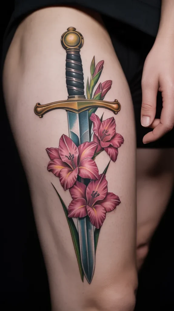 August Birth Flower-Tattoo