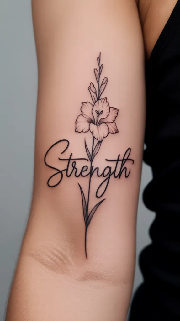 Simple Birth-Flower-Tattoo
