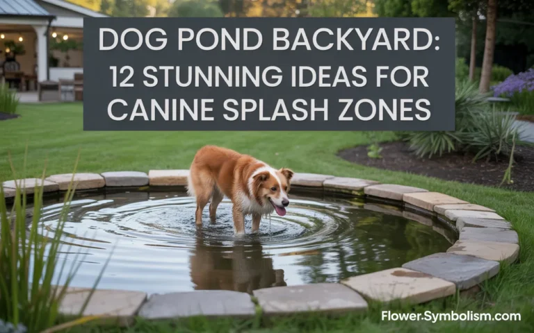 Dog Pond Backyard