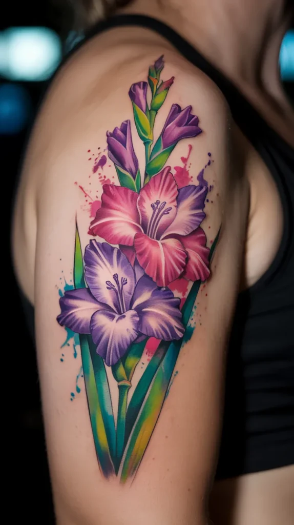 August Birth Flower-Tattoo
