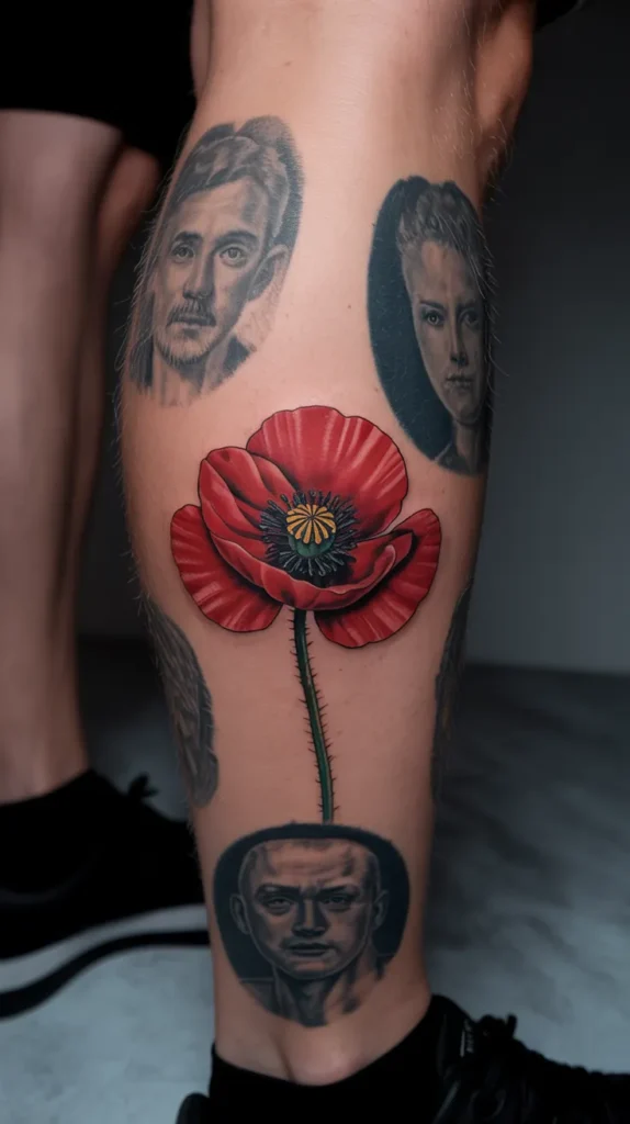 Poppy Birth-Flower-Tattoo