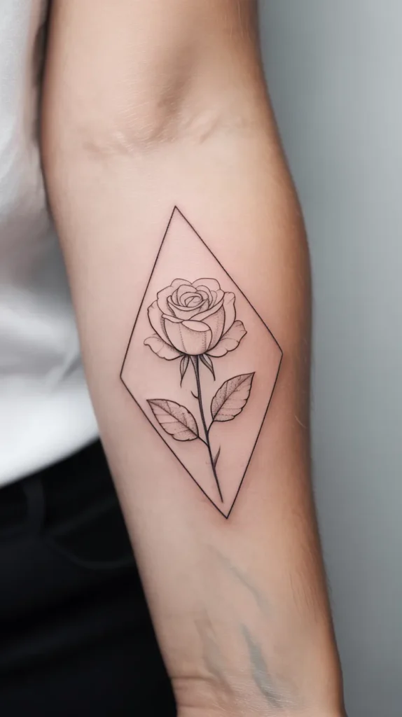 Simple Birth-Flower-Tattoo