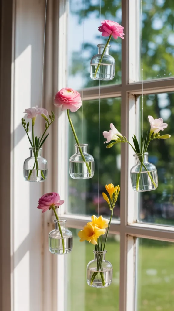 Bud Vases-Colorful-Flowers