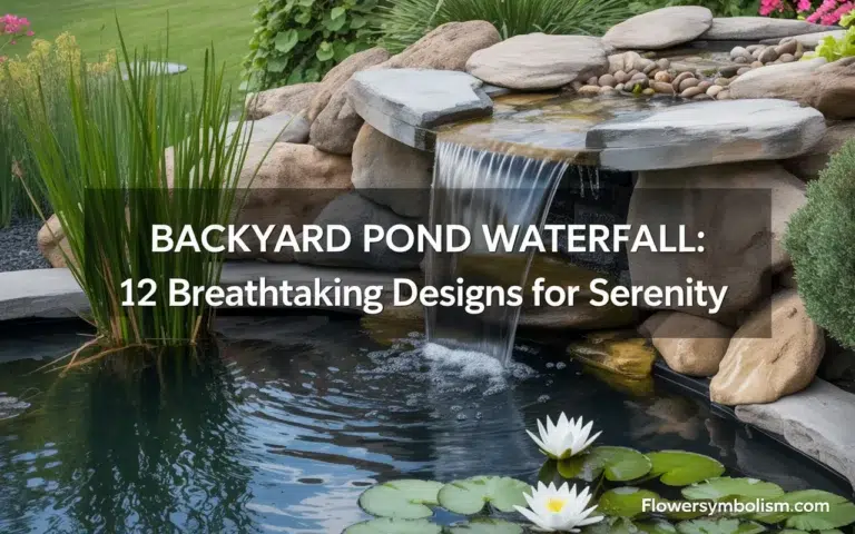 Backyard Pond Waterfall