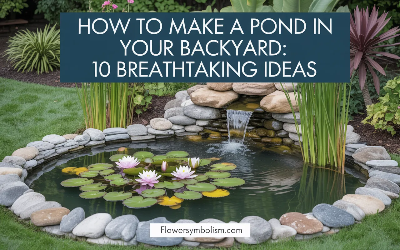 How To Make A Pond In Your Backyard