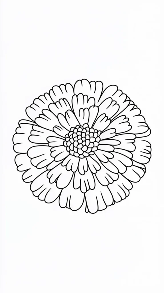 Birth Flower-Line-Drawing