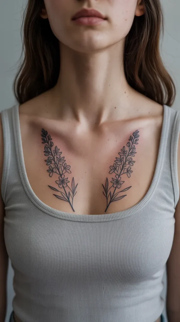July Birth Flower-Tattoo