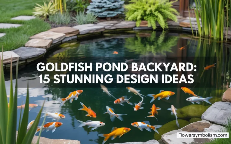 Goldfish Pond Backyard
