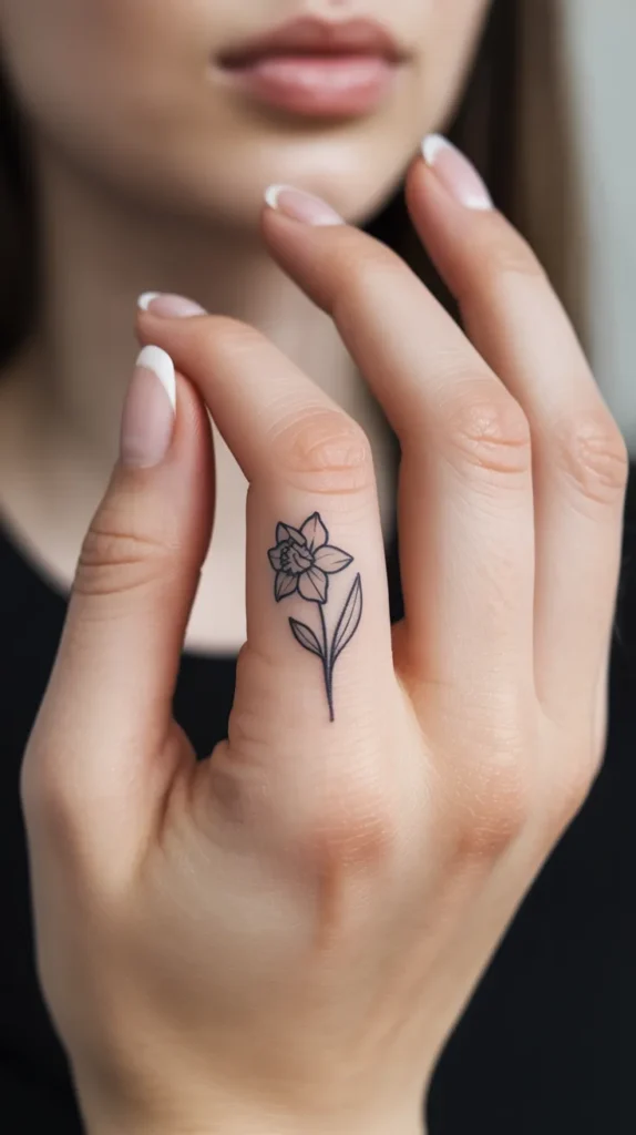 Daffodil Birth-Flower-Tattoo
