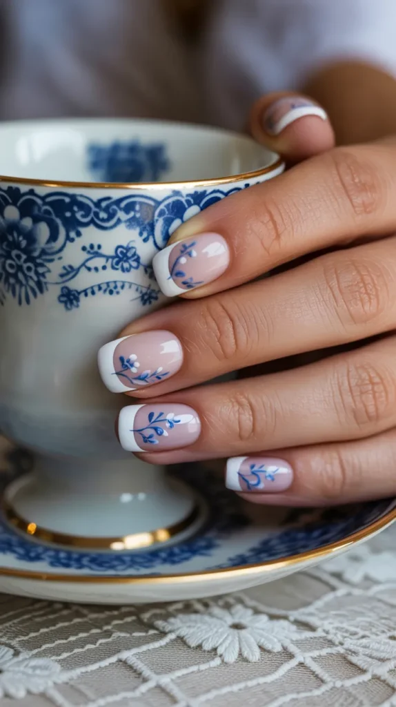 Colorful French-Tip-Nails