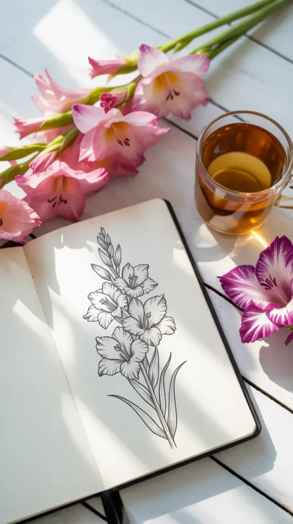 August Birth Flower-Tattoo