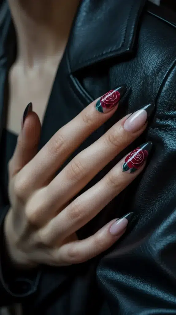 Colorful French-Tip-Nails