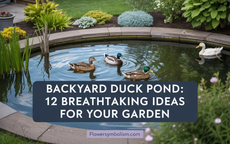Backyard Duck Pond