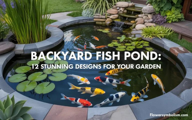 Backyard Fish Pond: 12 Stunning Designs for Your Garden