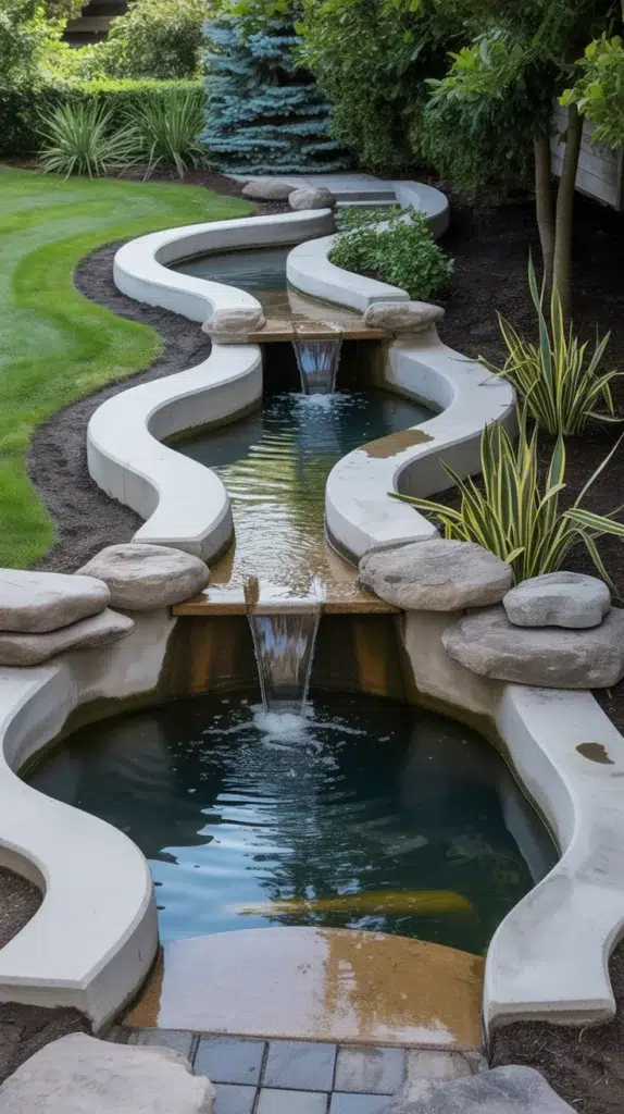 diy-waterfall-pond-backyard
