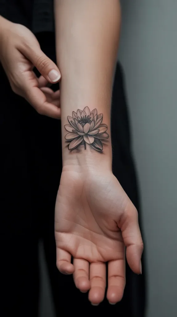 July Birth Flower-Tattoo