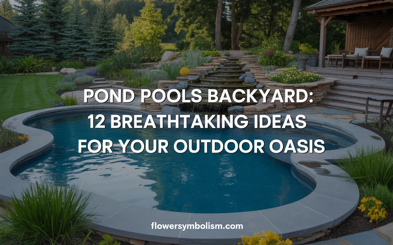 Pond Pools Backyard