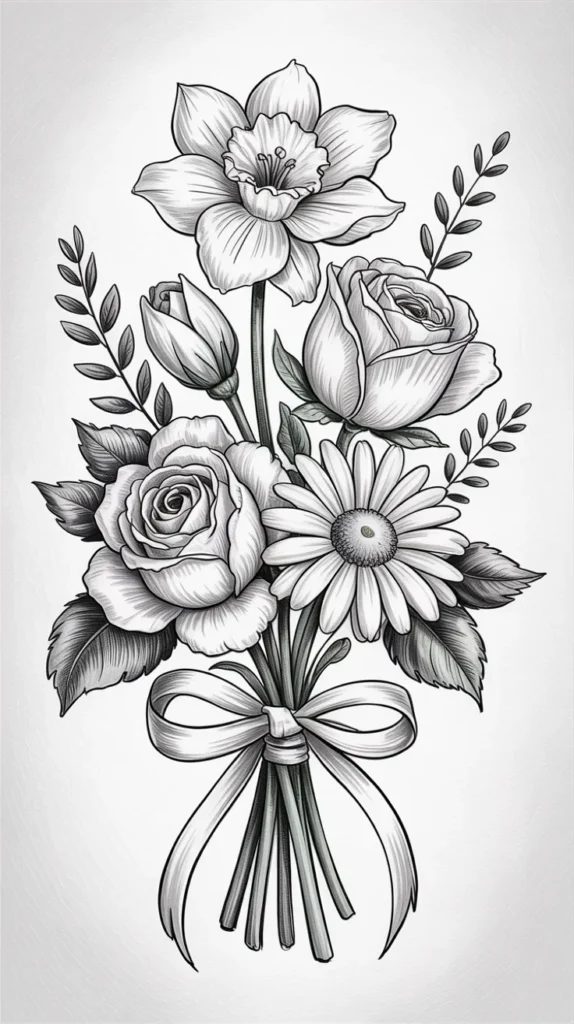 Birth-Flower-Drawing