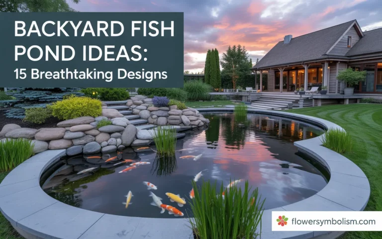 Backyard Fish Pond Ideas