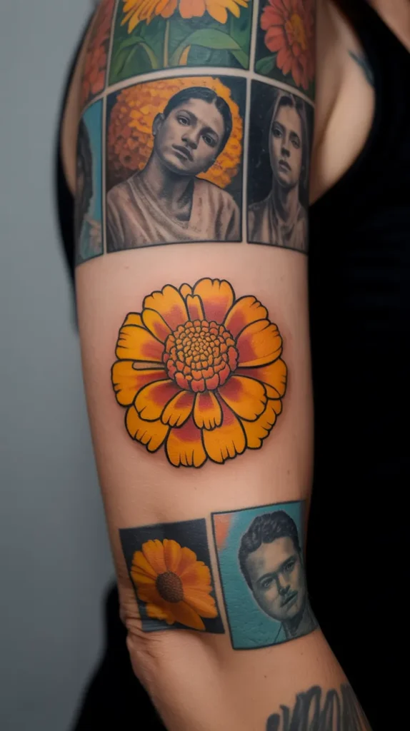 October Birth Flower-Tattoo