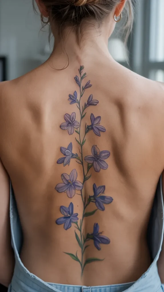 July Birth Flower-Tattoo