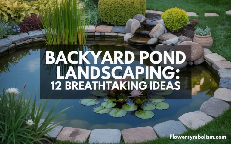 Backyard Pond Landscaping