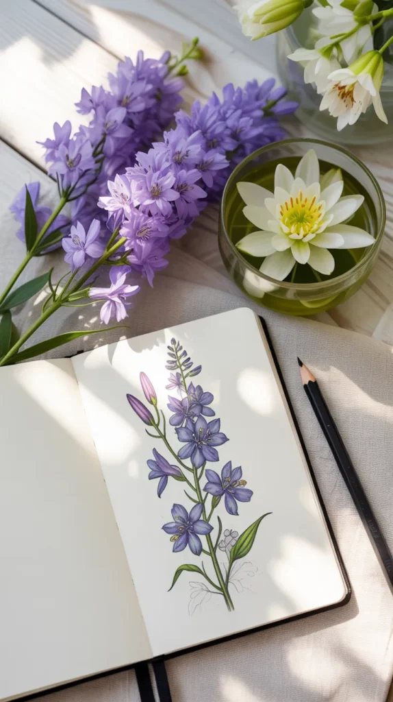 July Birth Flower-Tattoo