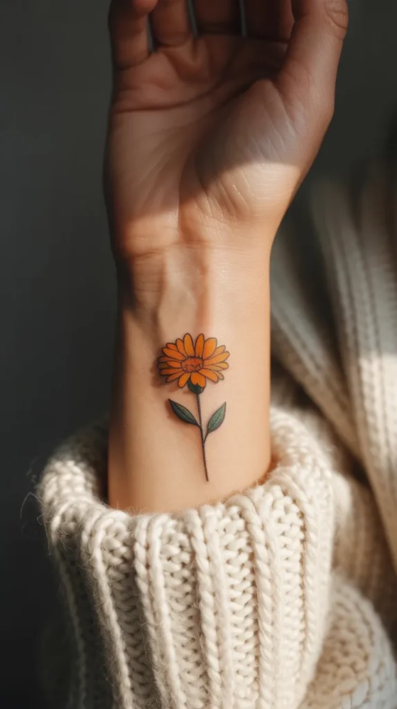 October Birth Flower-Tattoo