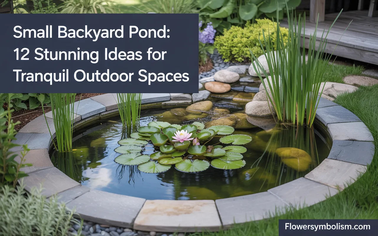 Small Backyard Pond