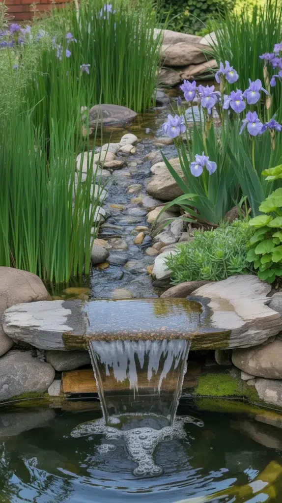 diy-waterfall-pond-backyard