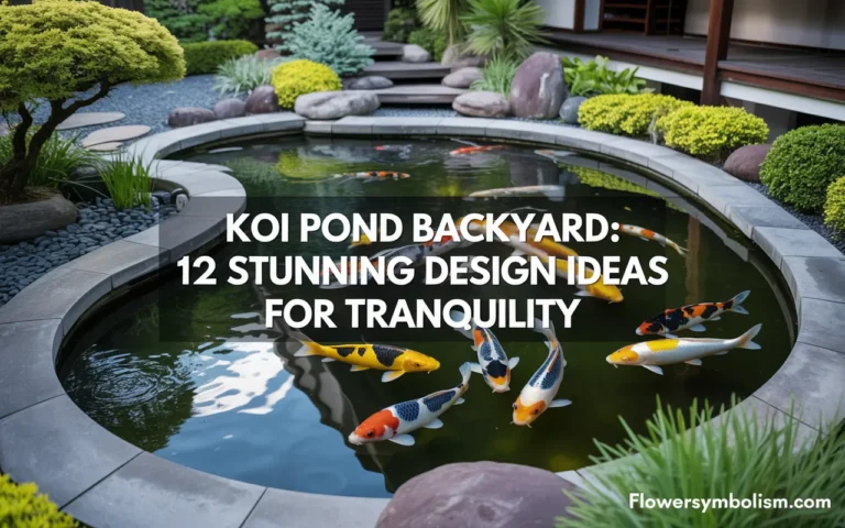 Koi Pond Backyard