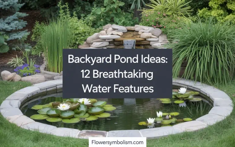 Backyard Pond Ideas