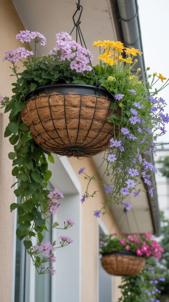 Colorful Balcony With Flowers